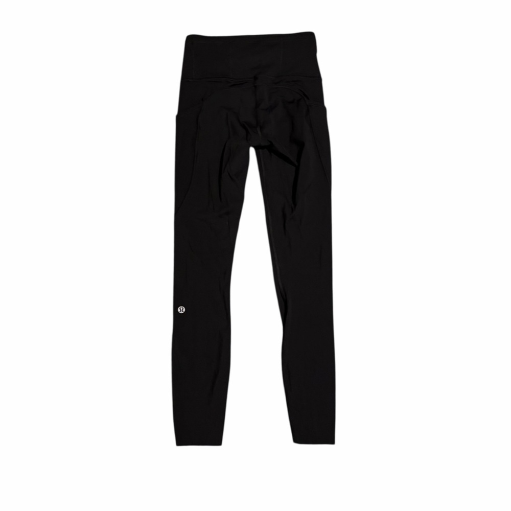 Lululemon Leggings Fast & Free 7/8 Tight II 25" Black 2 - Picture 4 of 6